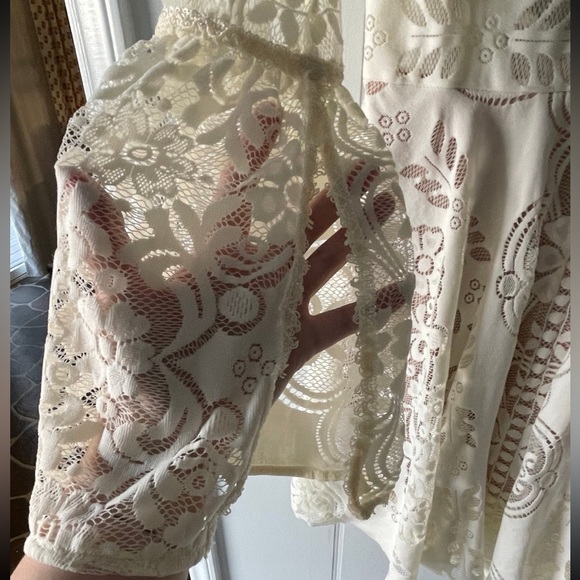 Free People lace folk song dress - Picture 5 of 10